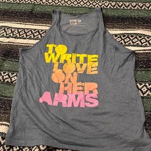 TWLOHA, to write love on her arms, large tank top